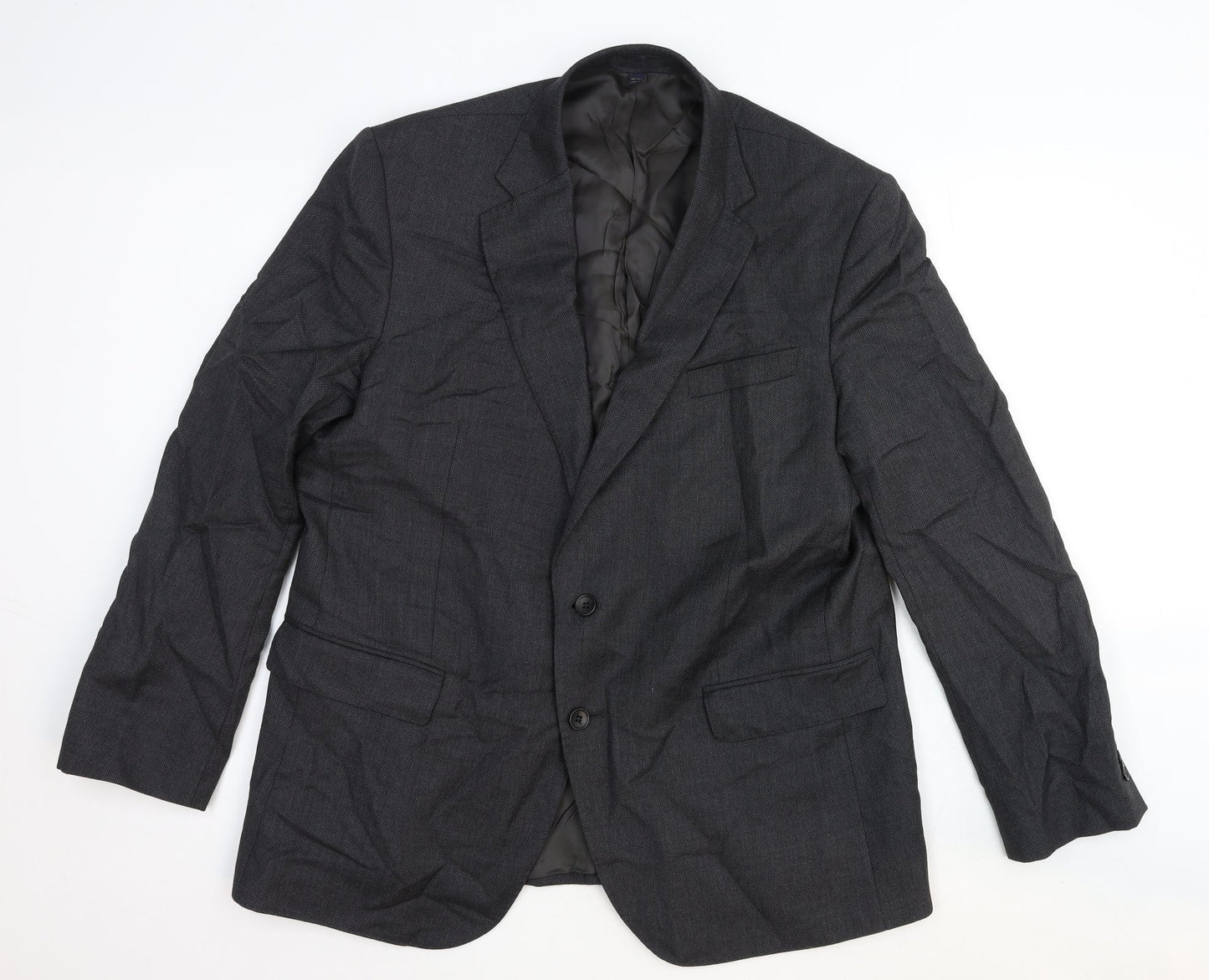 Marks and Spencer Mens Grey Wool Jacket Suit Jacket Size 44 Regular