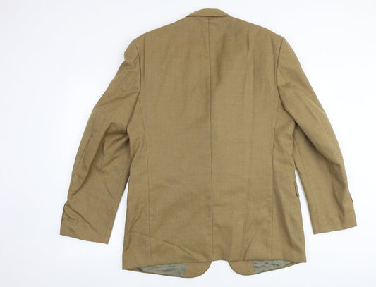 Skopes Mens Brown Polyester Jacket Suit Jacket Size 42 Regular