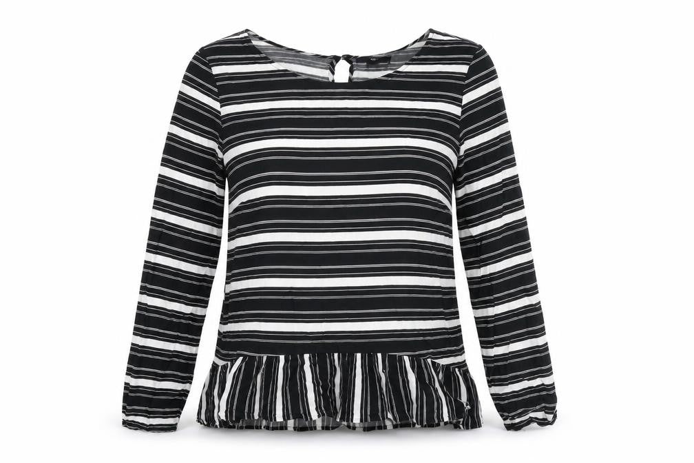 Womens UK Size XS Gap Black Viscose Blouse