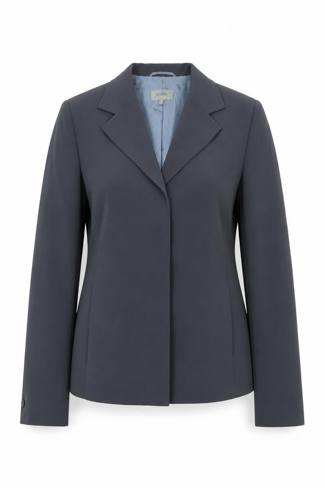Marks and Spencer Womens Grey Polyester Jacket Blazer Size 10 Button