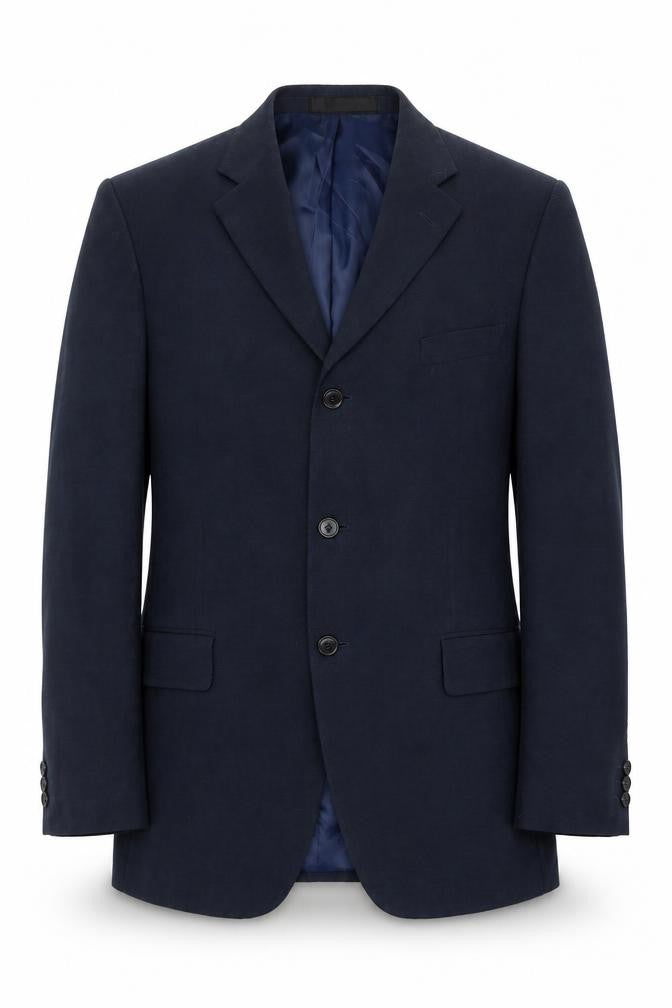 Marks and Spencer Mens Blue Polyester Jacket Suit Jacket Size 40 Regular