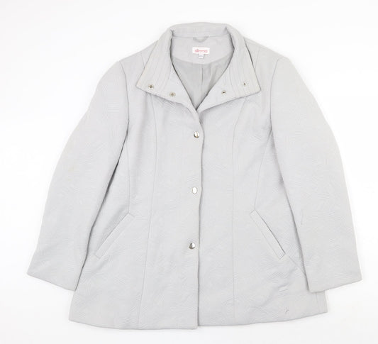 Slimma Womens Grey Jacket Size 20 Button