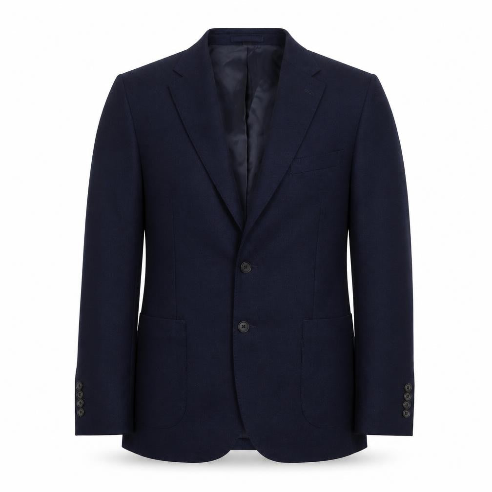 Marks and Spencer Mens Blue Polyester Jacket Suit Jacket Size 42 Regular