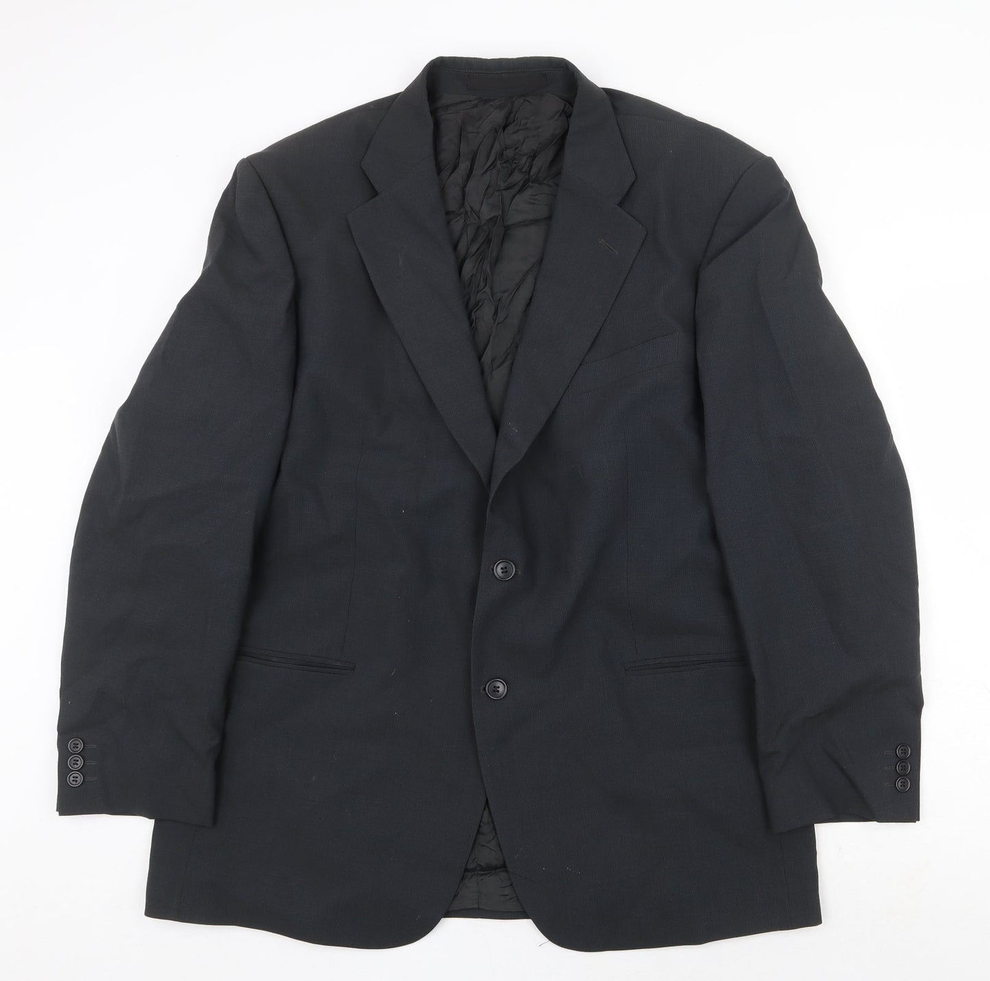 Marks and Spencer Mens Grey Polyester Jacket Suit Jacket Size 44 Regular