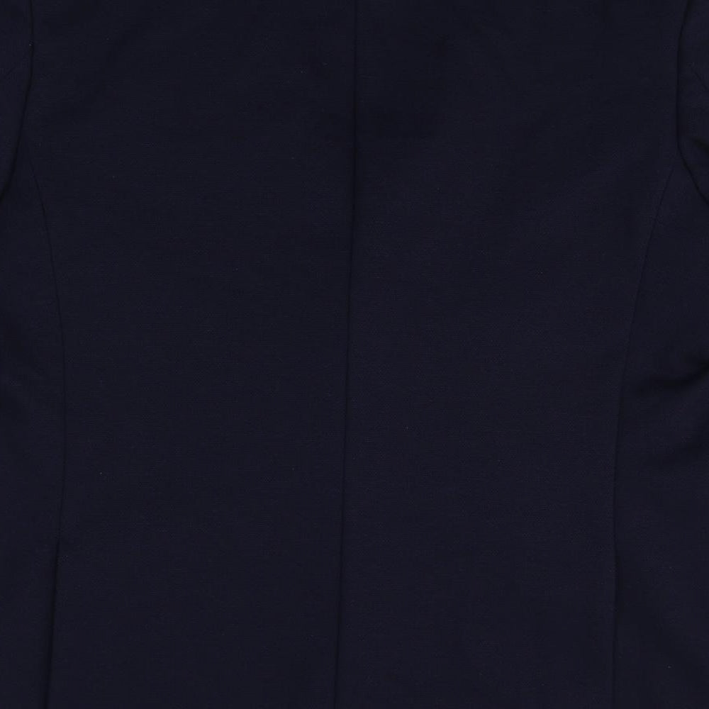 Marks and Spencer Mens Blue Polyamide Jacket Suit Jacket Size 42 Regular