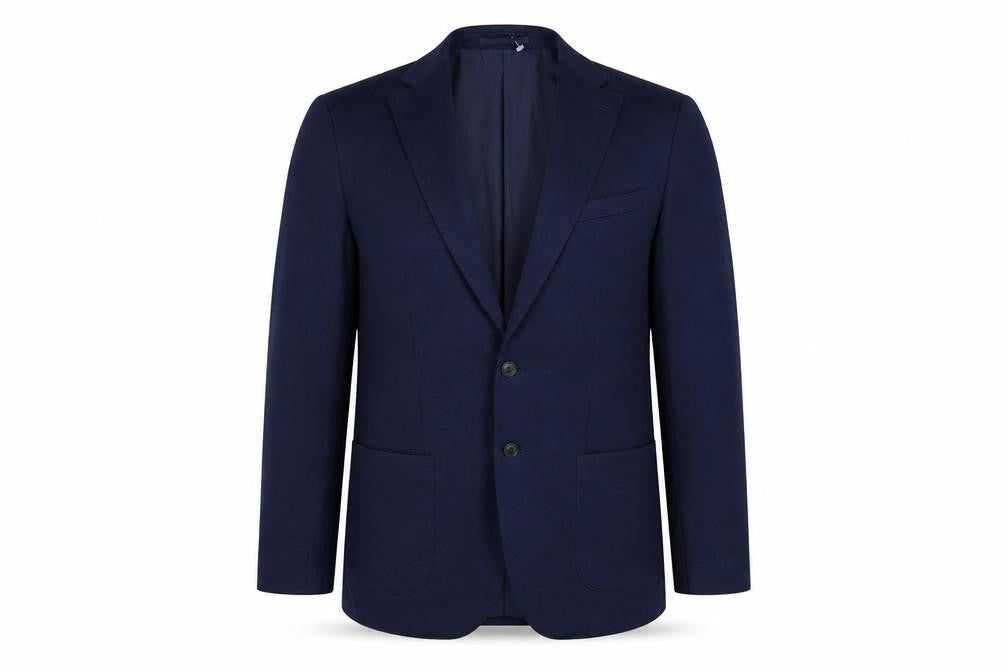 Marks and Spencer Mens Blue Polyester Jacket Suit Jacket Size 42 Regular