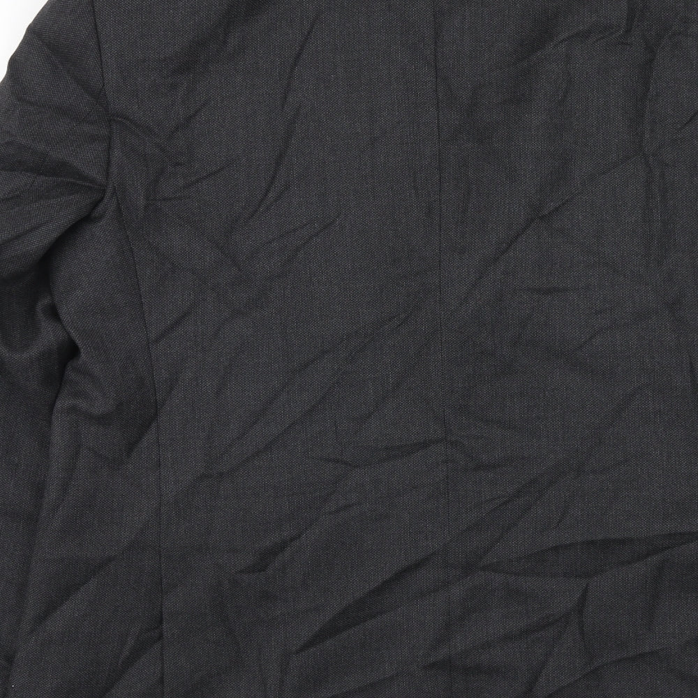 Marks and Spencer Mens Grey Wool Jacket Suit Jacket Size 44 Regular