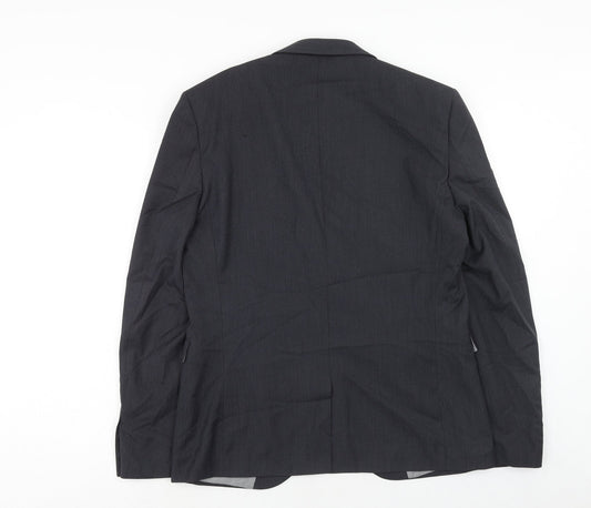 NEXT Mens Blue Polyester Jacket Suit Jacket Size 40 Regular