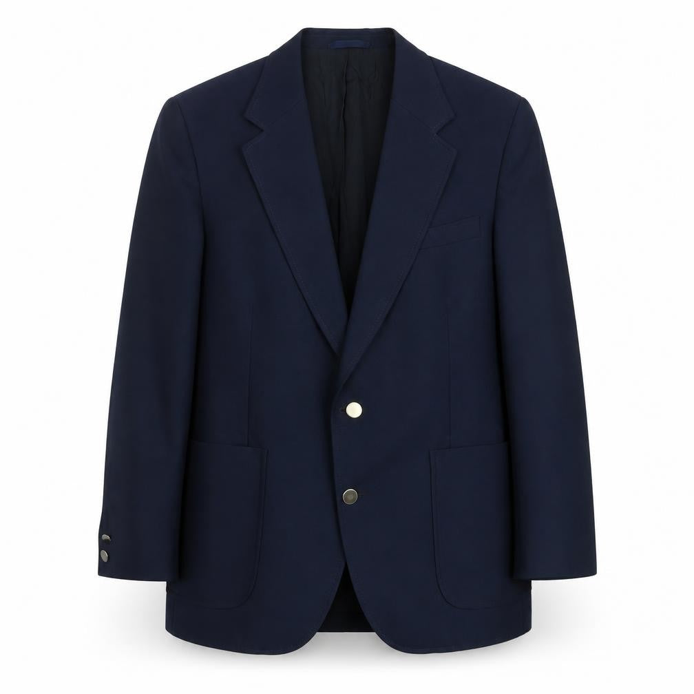 Marks and Spencer Mens Blue Polyester Jacket Blazer Size L Regular