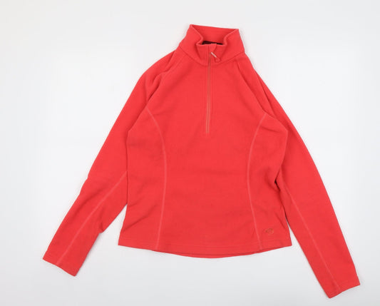 Mountain Hardwear Womens Pink Polyester Pullover Sweatshirt Size S Zip