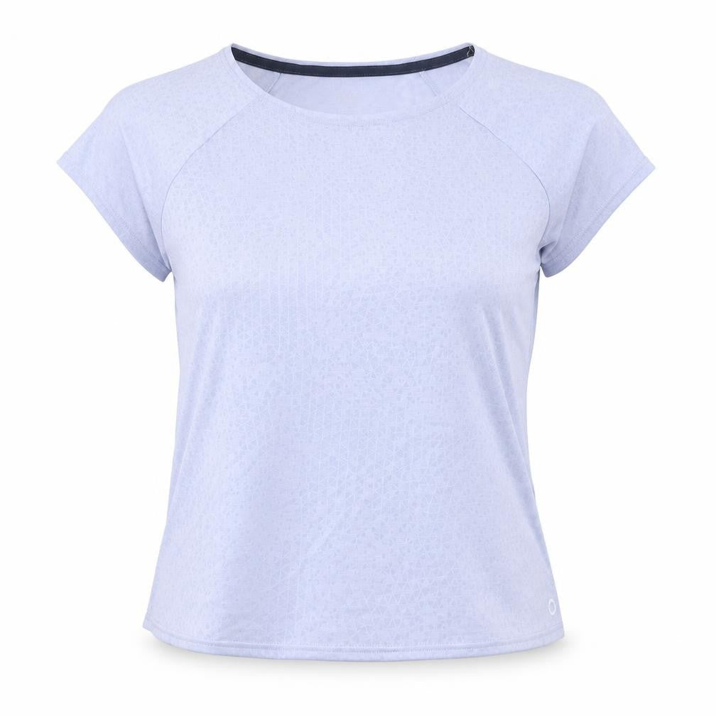 Marks and Spencer Womens Blue Polyester Basic T-Shirt Size 10 Round Neck