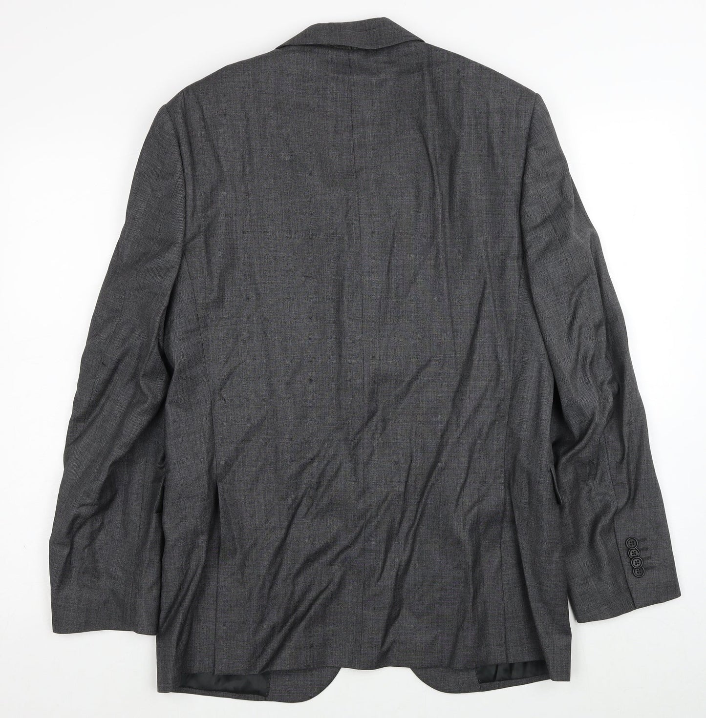 Marks and Spencer Mens Grey Wool Jacket Suit Jacket Size M Regular