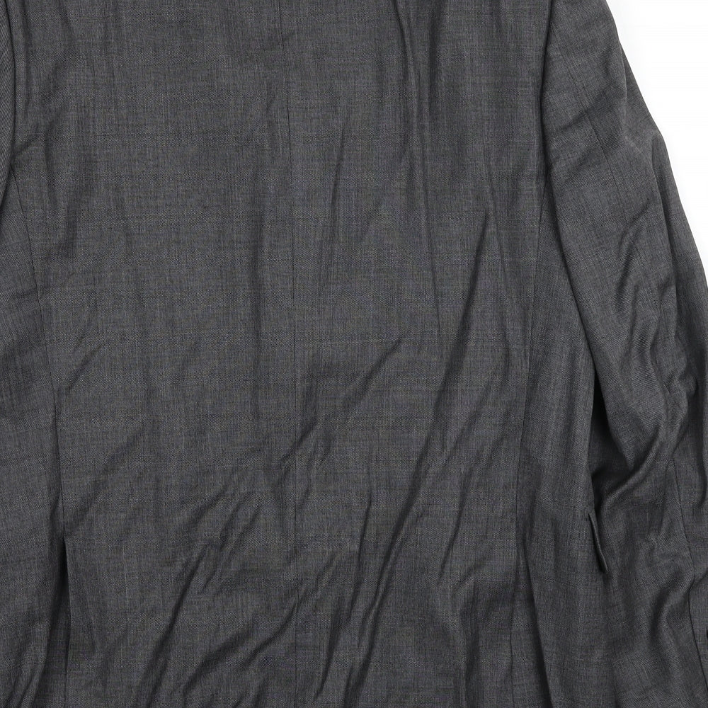 Marks and Spencer Mens Grey Wool Jacket Suit Jacket Size M Regular