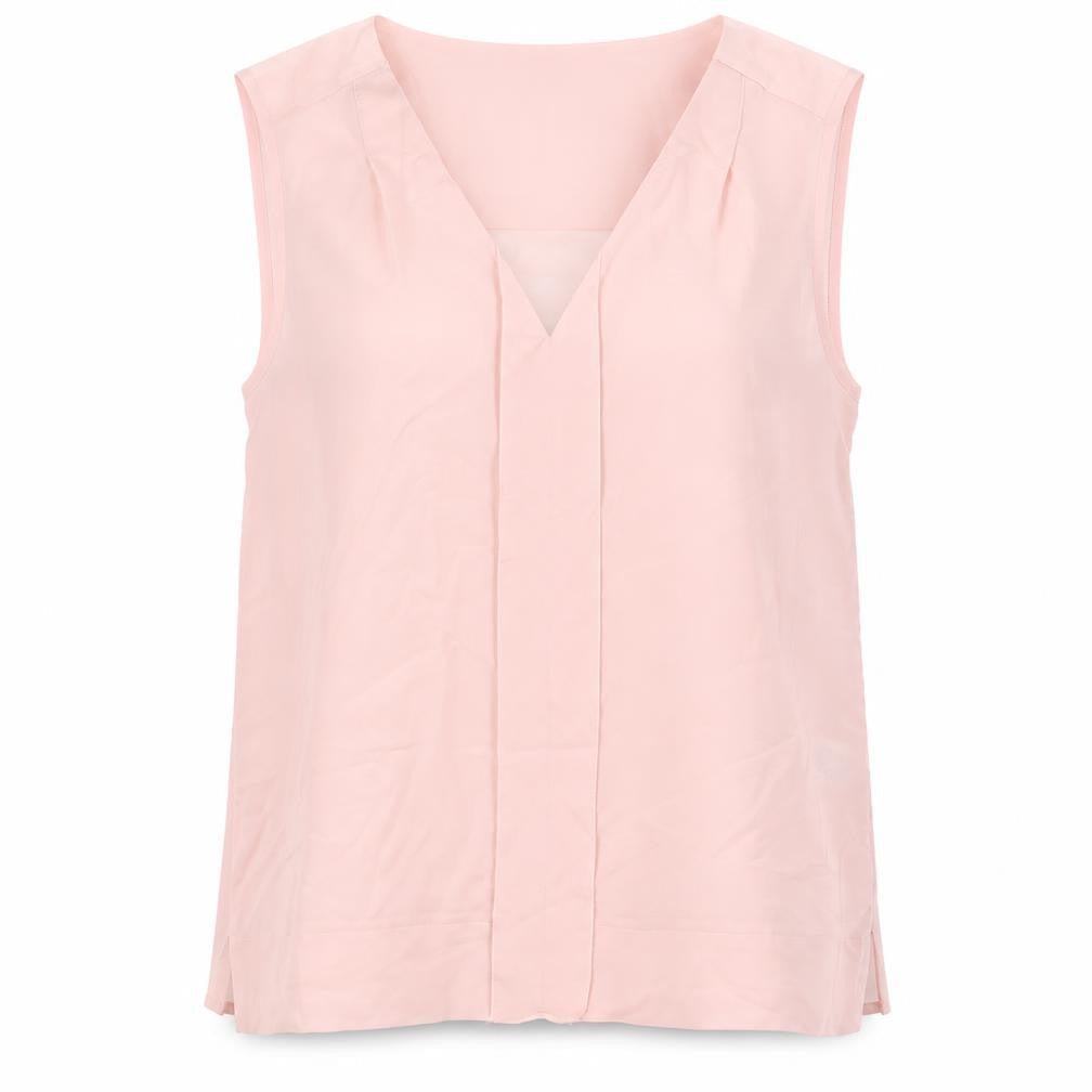 Womens UK Size S French Connection Pink Polyester Tank