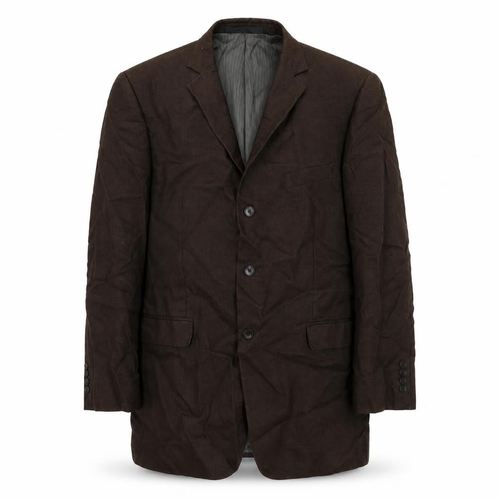 Marks and Spencer Mens Brown Wool Jacket Suit Jacket Size 42 Regular