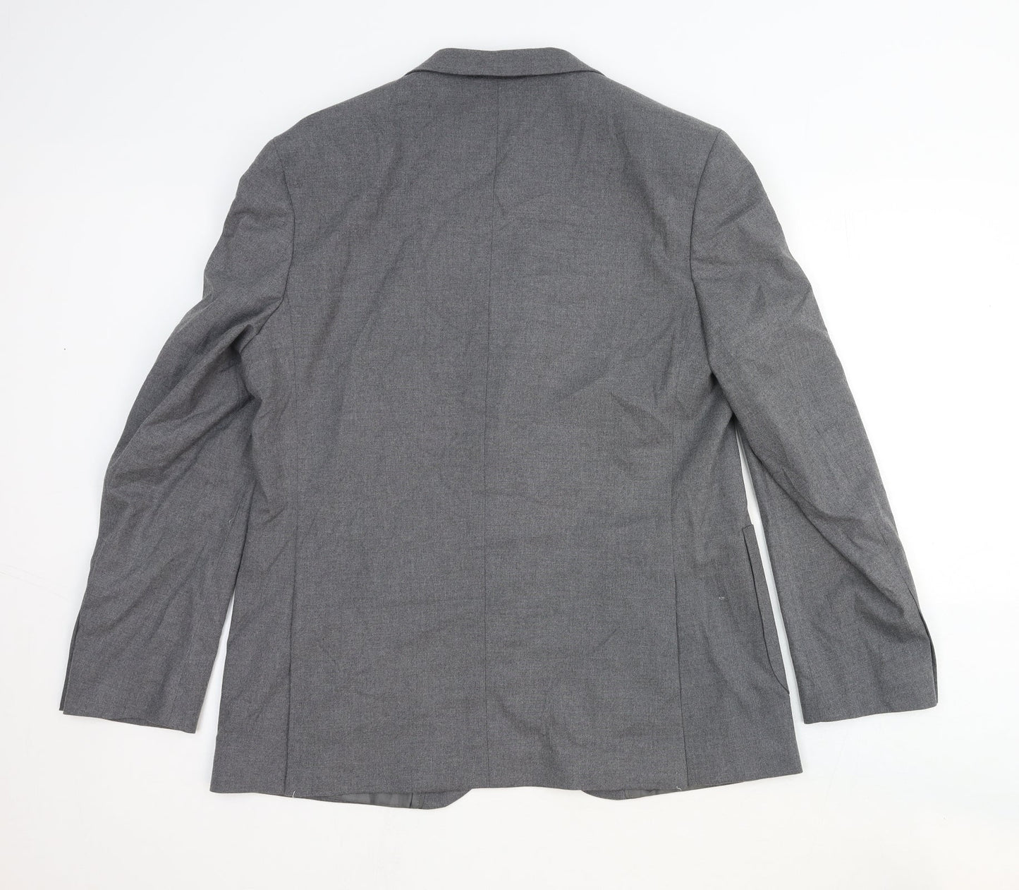 Marks and Spencer Mens Grey Wool Jacket Suit Jacket Size 42 Regular