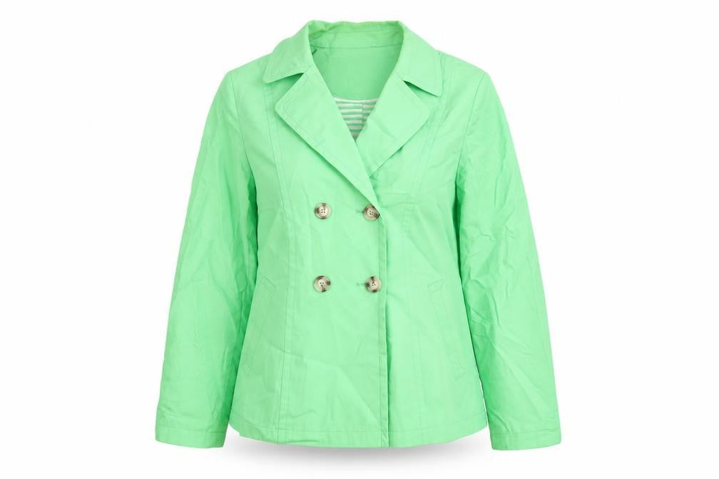 Marks & Spencer Womens Green Jacket Size 12 Button