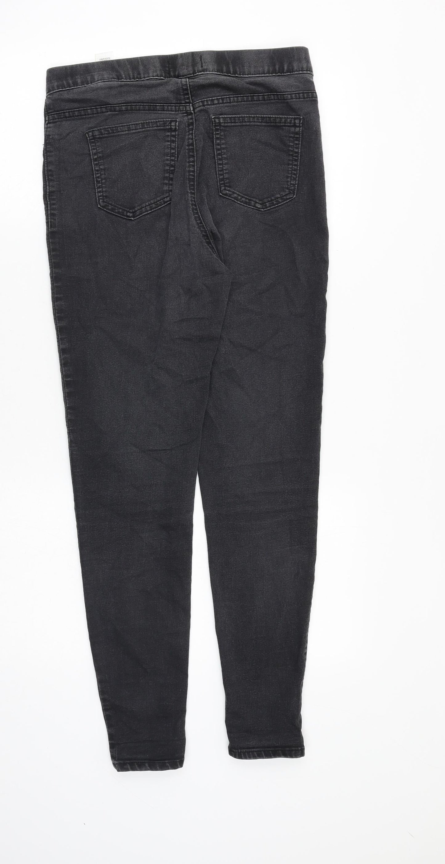 Marks and Spencer Womens Grey Cotton Jegging Jeans Size 10 Regular
