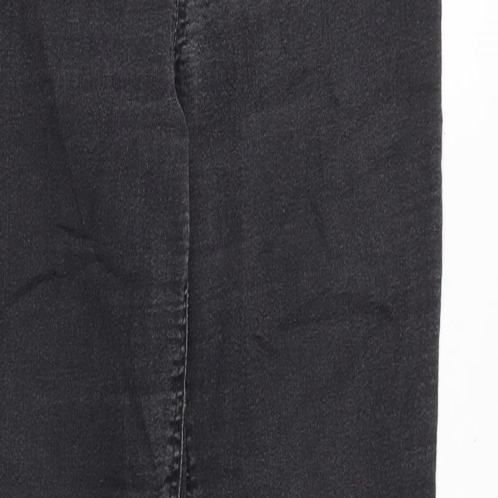 Marks and Spencer Womens Grey Cotton Jegging Jeans Size 10 Regular