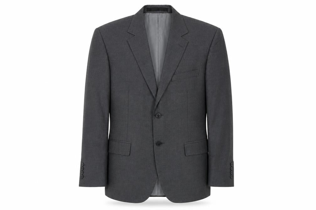Marks and Spencer Mens Grey Polyester Jacket Suit Jacket Size 38 Regular