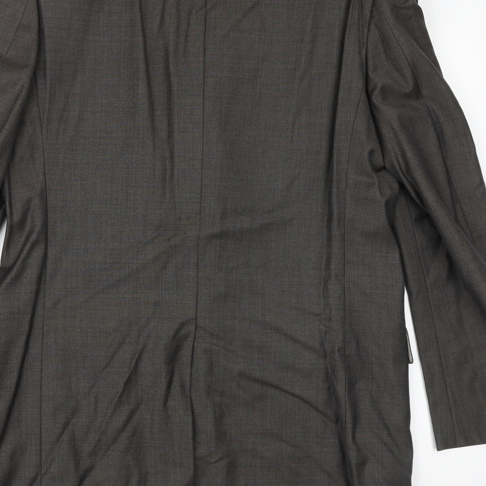Marks and Spencer Mens Grey Wool Jacket Suit Jacket Size 38 Regular