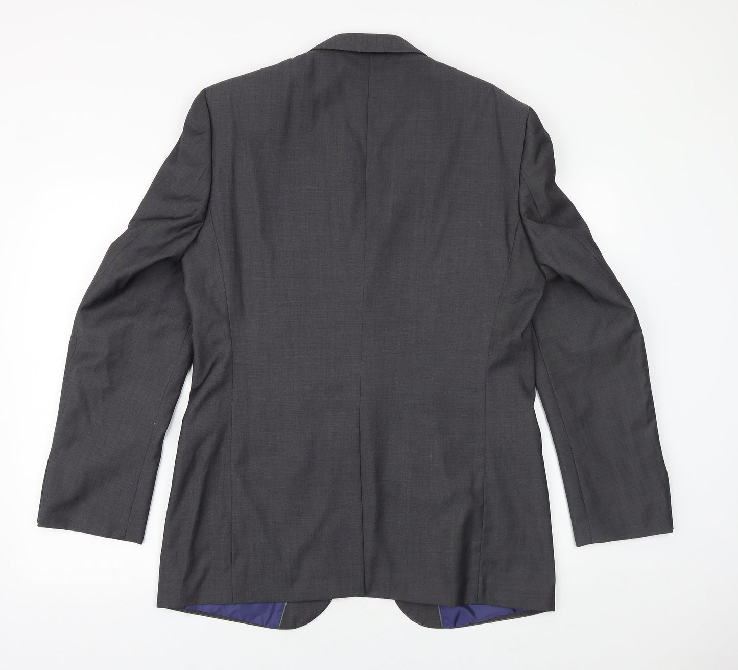 Marks and Spencer Mens Grey Wool Jacket Suit Jacket Size 40 Regular