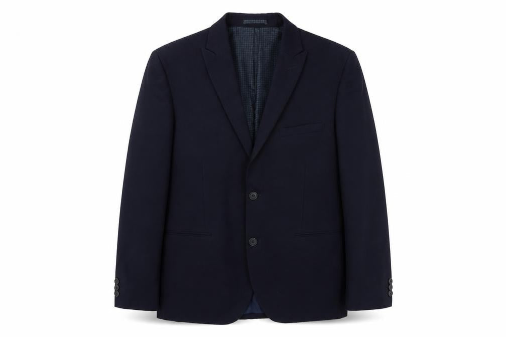 Marks and Spencer Mens Blue Wool Jacket Suit Jacket Size 40 Regular