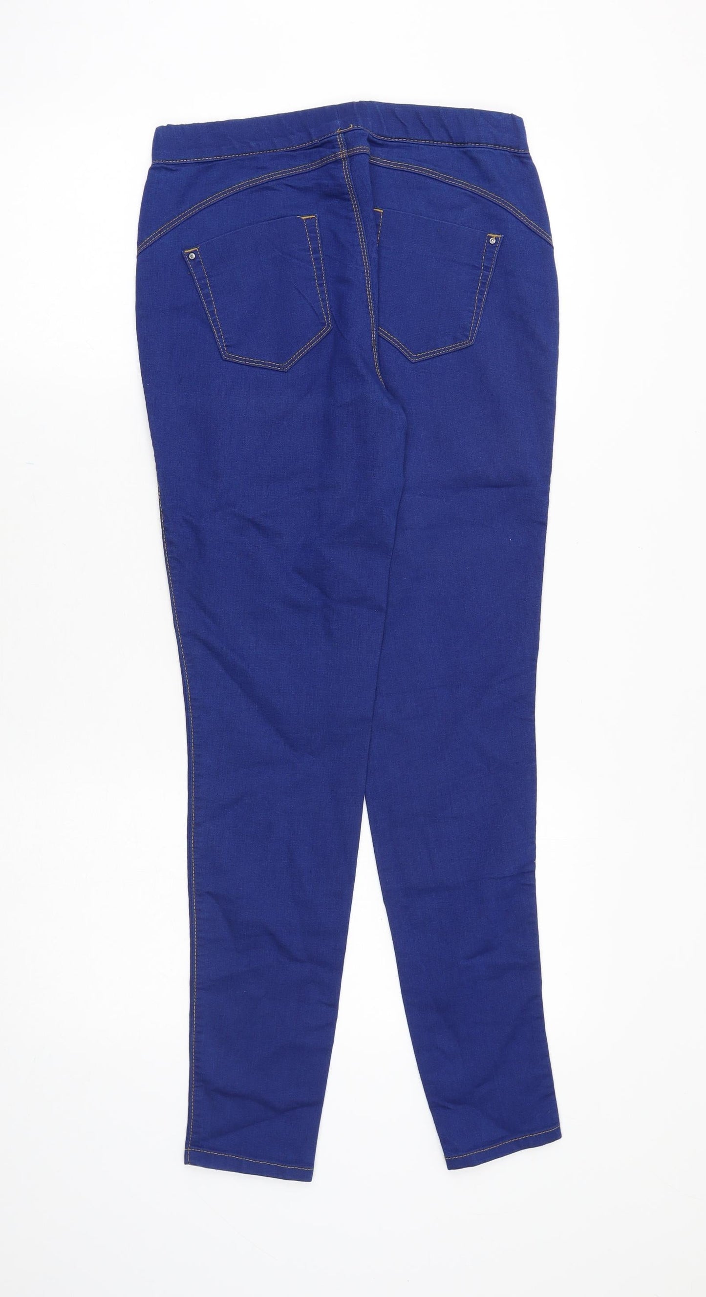 Denim & Co. Womens Blue Cotton Jegging Jeans Size 8 Slim