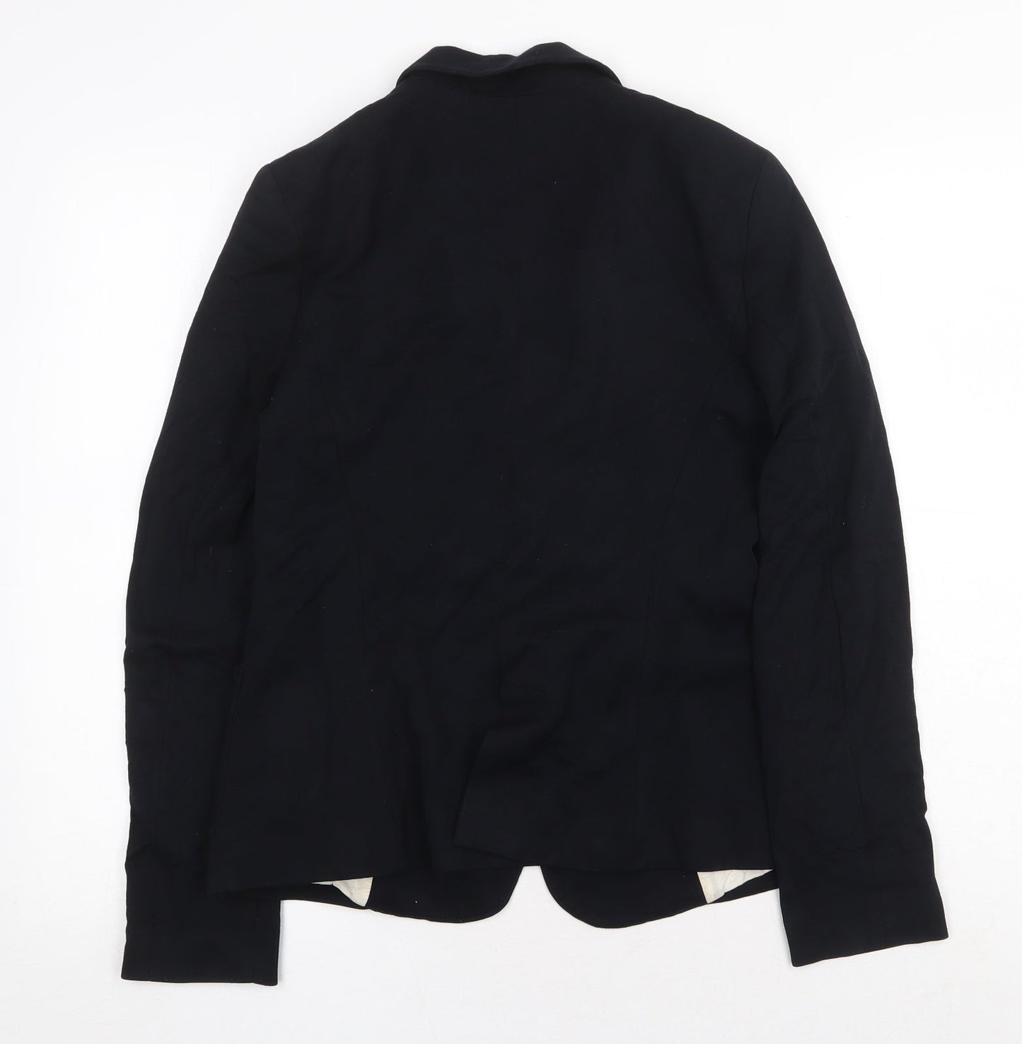 Zara Womens Blue Jacket Blazer Size S Button