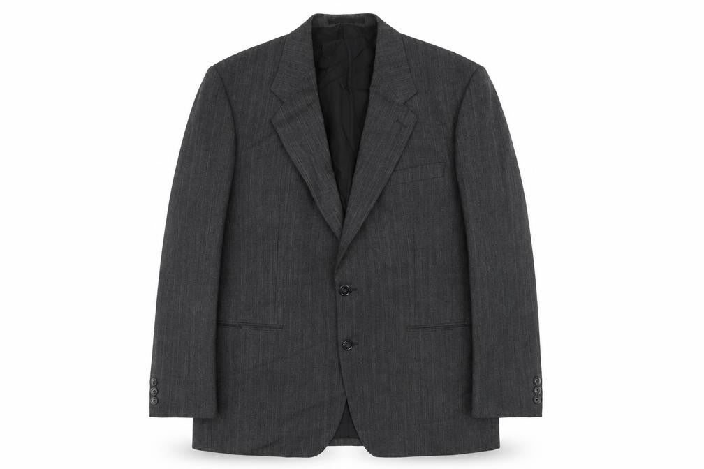 Marks and Spencer Mens Grey Polyester Jacket Suit Jacket Size 42 Regular