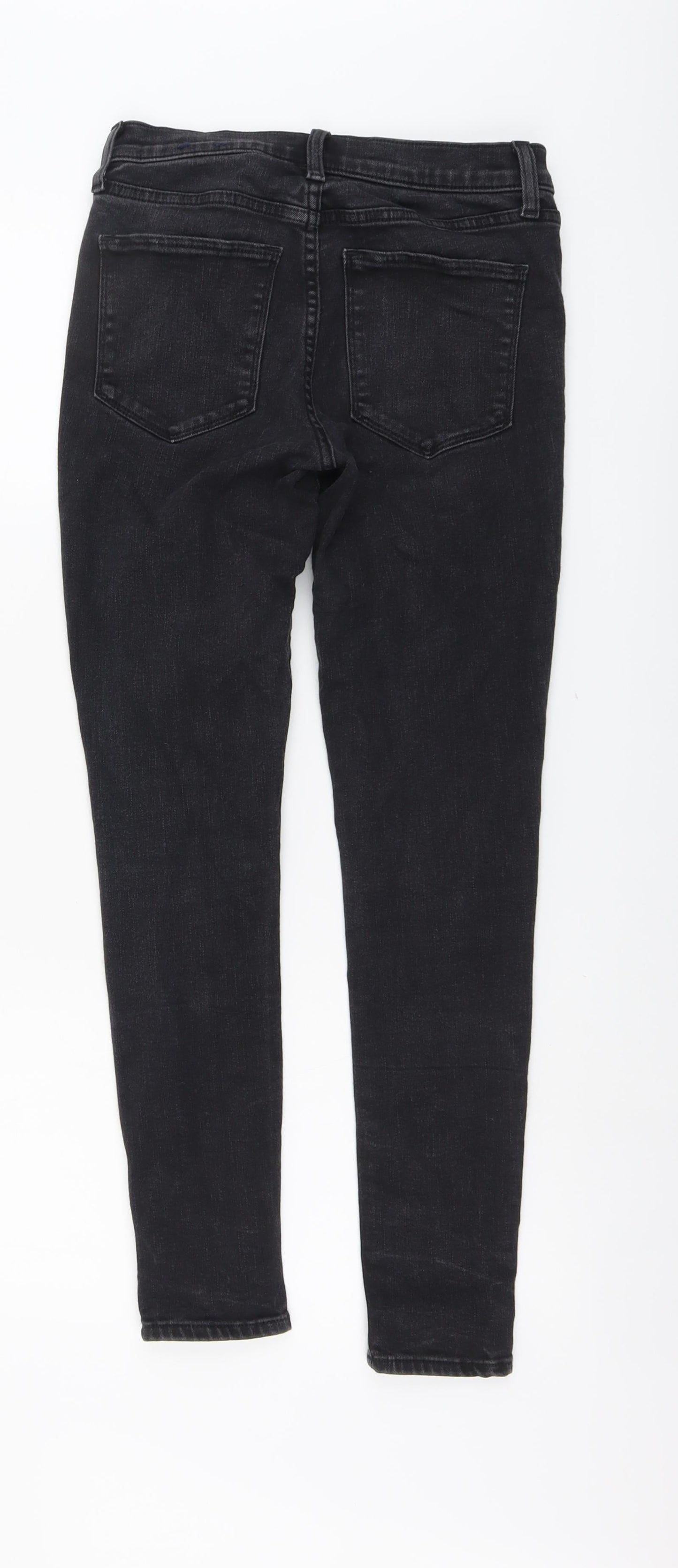 Gap Womens Grey Cotton Skinny Jeans Size 27 in L27 in Regular Button