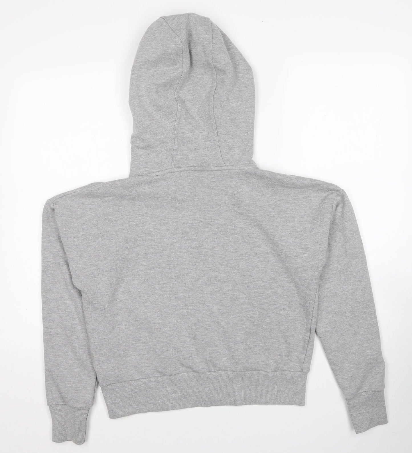 USA Pro Womens Grey Polyester Pullover Hoodie Size 8 Pullover