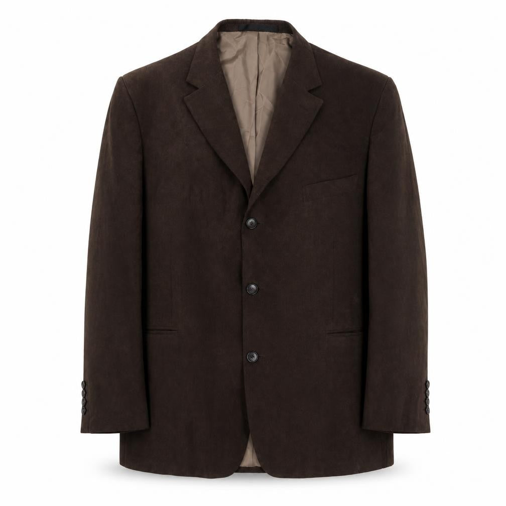 Marks and Spencer Mens Brown Polyester Jacket Blazer Size 44 Regular