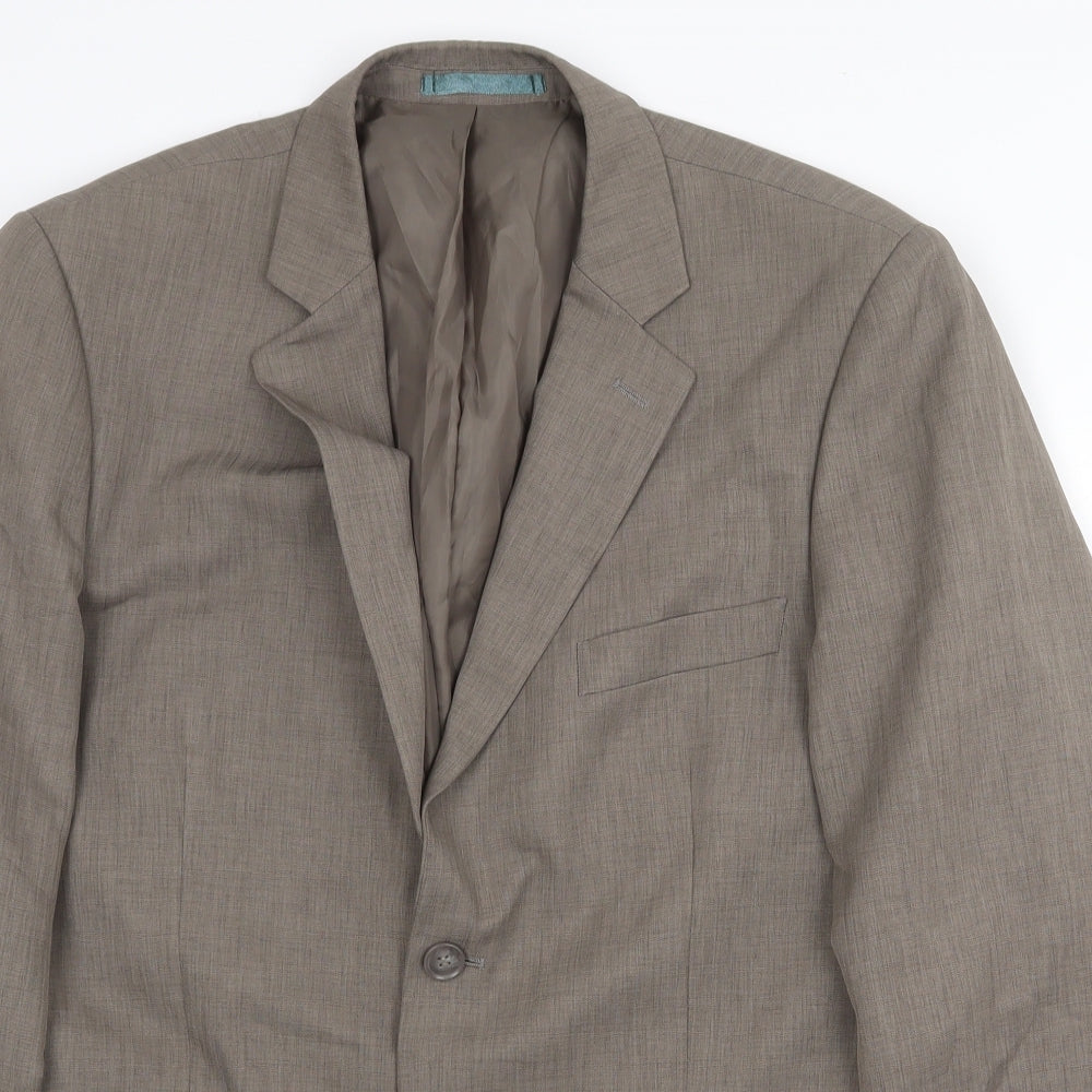 Taylor and Wright Mens Brown Polyester Jacket Suit Jacket Size 40 Regular