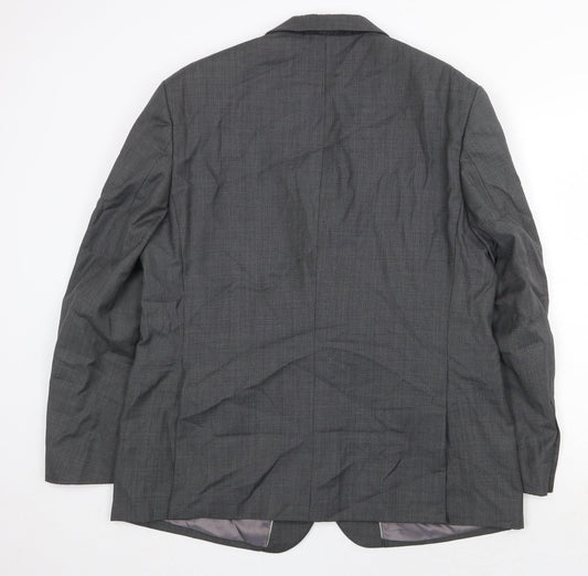 Marks and Spencer Mens Grey Wool Jacket Suit Jacket Size 44 Regular