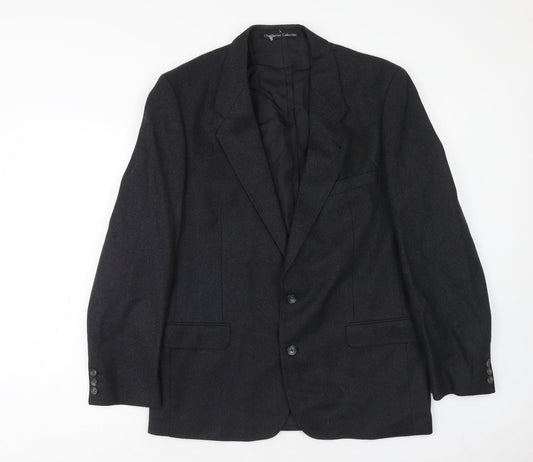 Burton Mens Grey Wool Jacket Suit Jacket Size 40 Regular