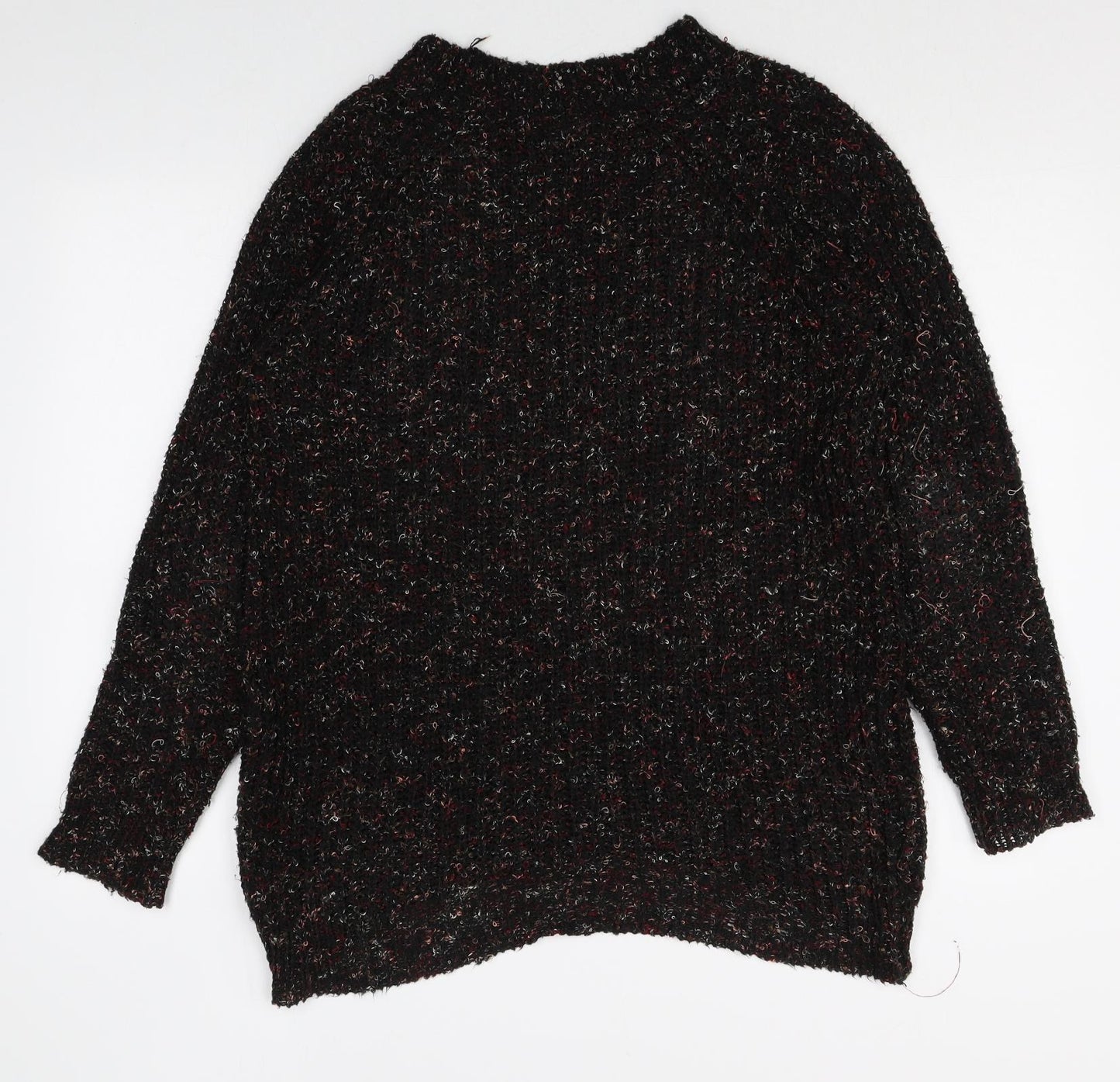 Papaya Womens Multicoloured Round Neck Polyester Pullover Jumper Size S