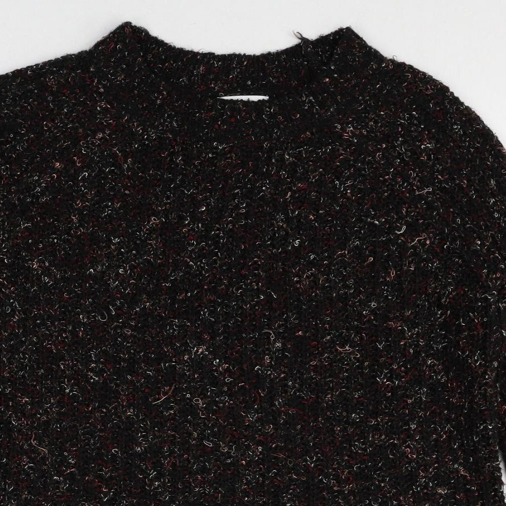 Papaya Womens Multicoloured Round Neck Polyester Pullover Jumper Size S