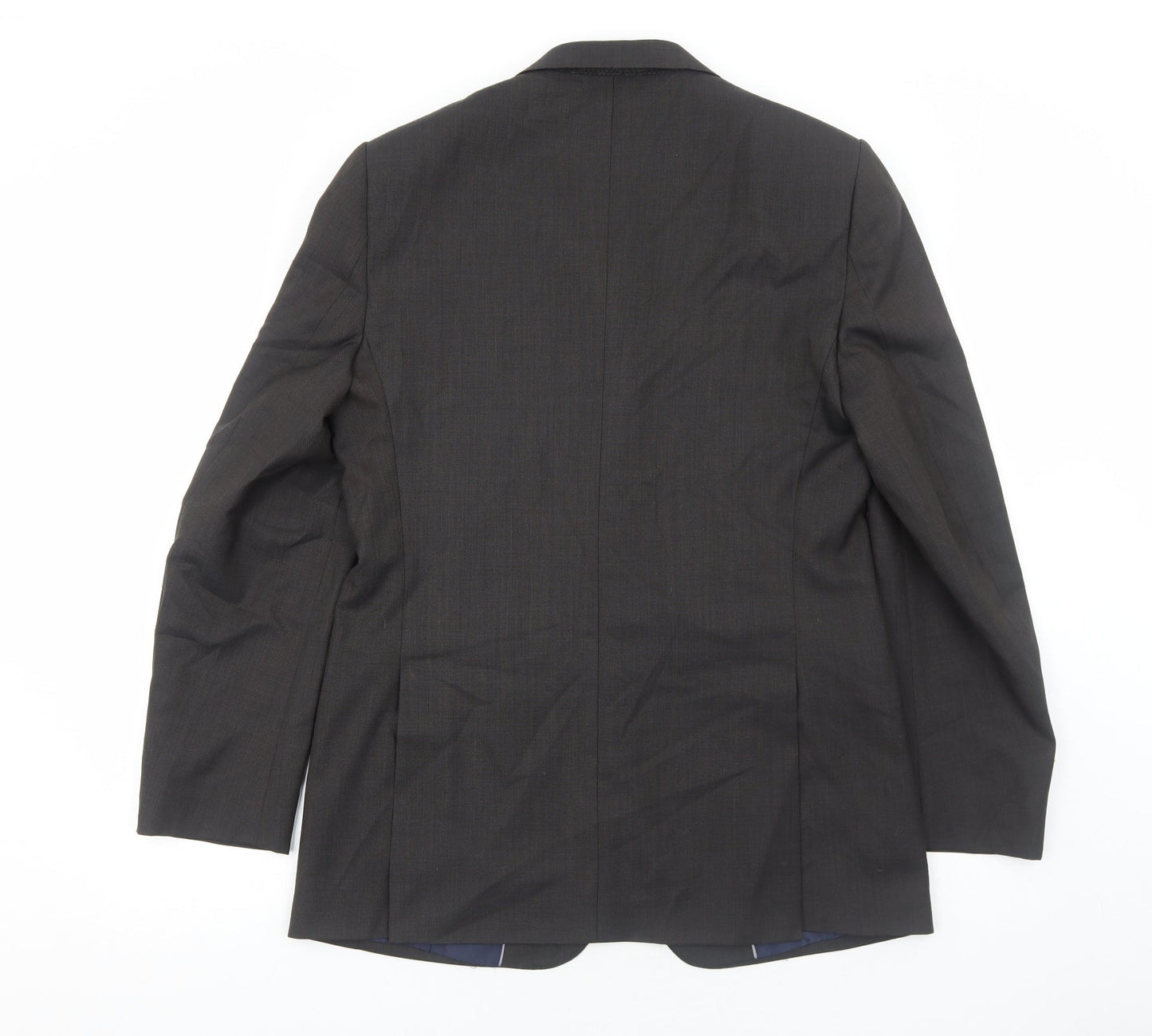 Marks and Spencer Mens Grey Wool Jacket Suit Jacket Size 38 Regular