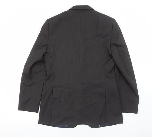 Marks and Spencer Mens Grey Wool Jacket Suit Jacket Size 38 Regular