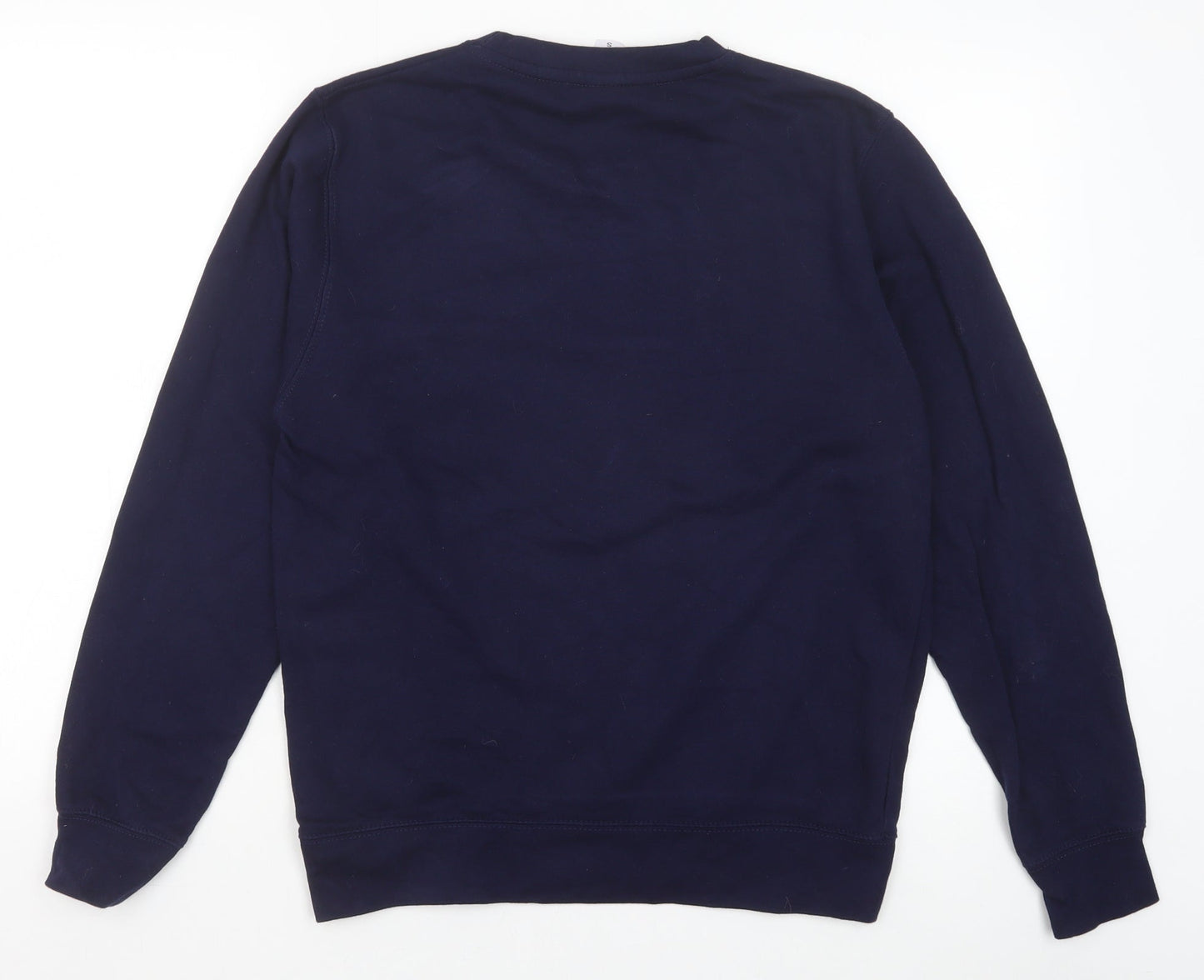 Preworn Womens Blue Cotton Pullover Sweatshirt Size S Pullover - Reach for the Stars
