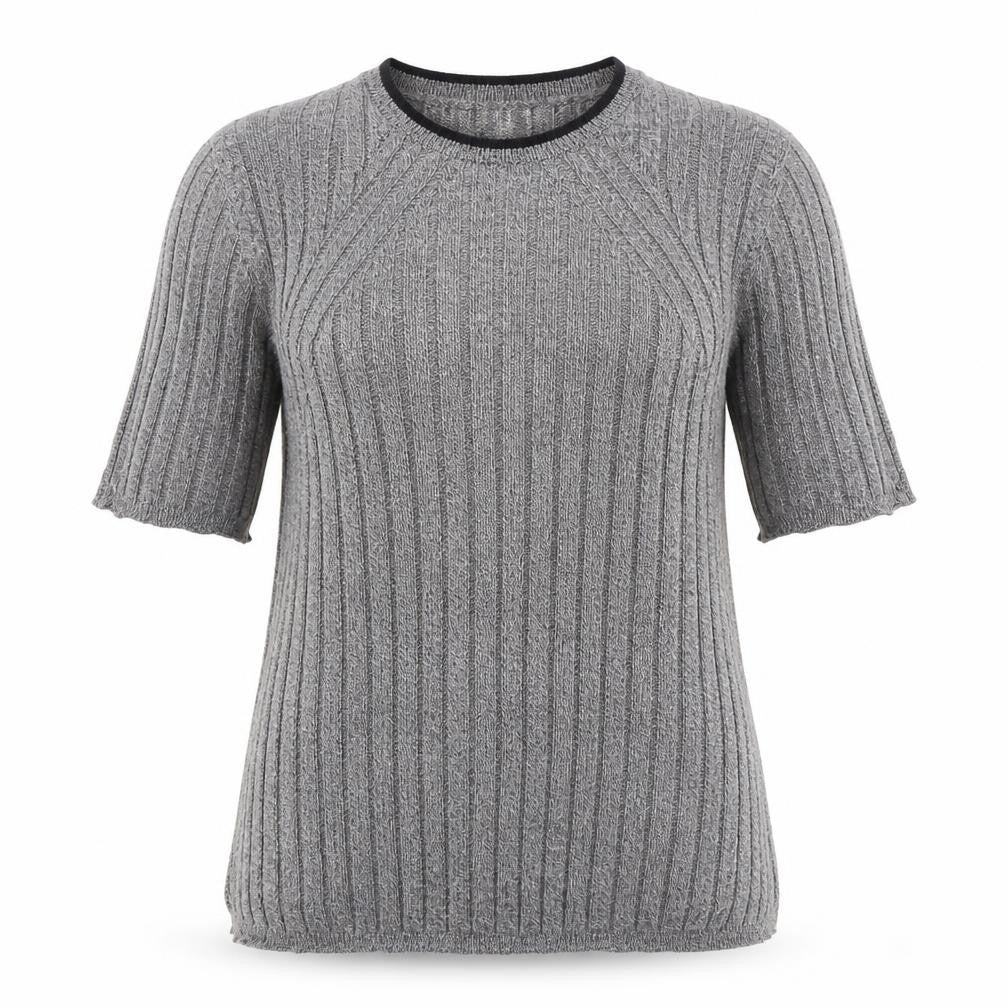 Marks and Spencer Womens Black Round Neck Viscose Pullover Jumper Size 10
