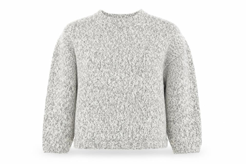 Marks and Spencer Womens Grey Round Neck Polyester Pullover Jumper Size M