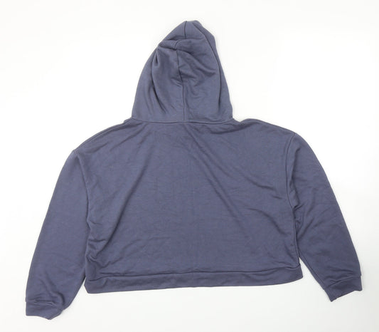Jeff&Co Womens Blue Polyester Pullover Hoodie Size 14 Pullover - Size 14-16