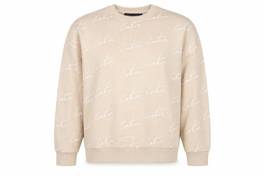 The Couture Club Womens Beige Cotton Pullover Sweatshirt Size XS Pullover