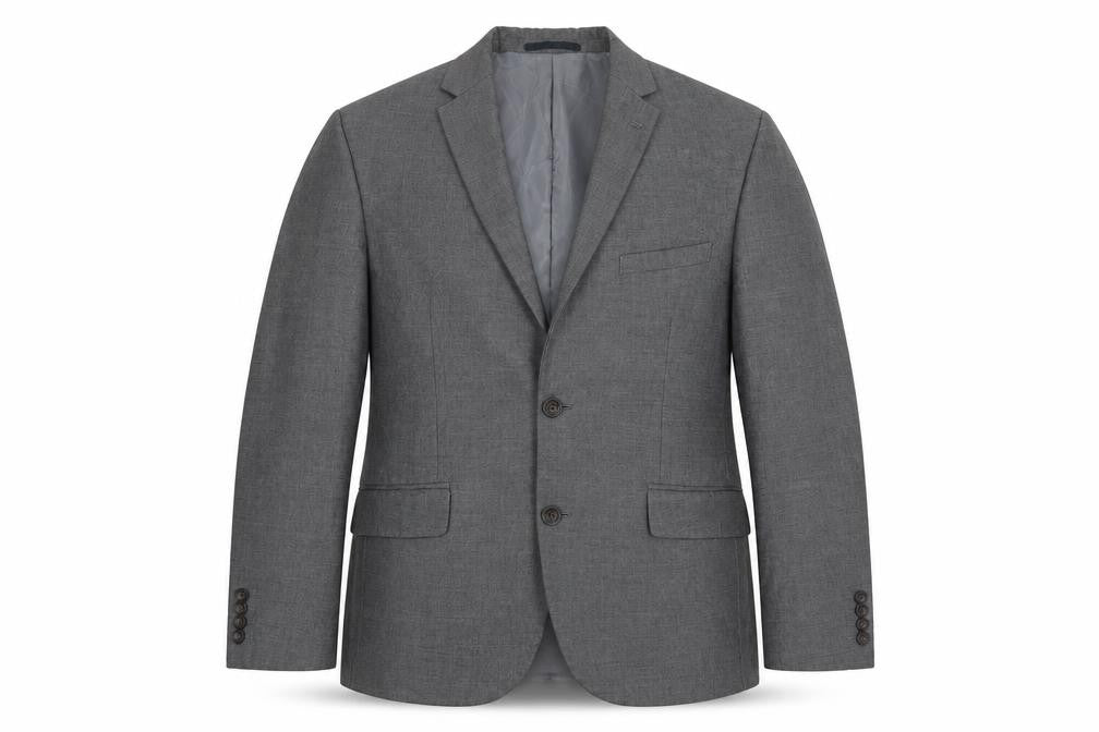 Marks and Spencer Mens Grey Polyester Jacket Suit Jacket Size 40 Regular