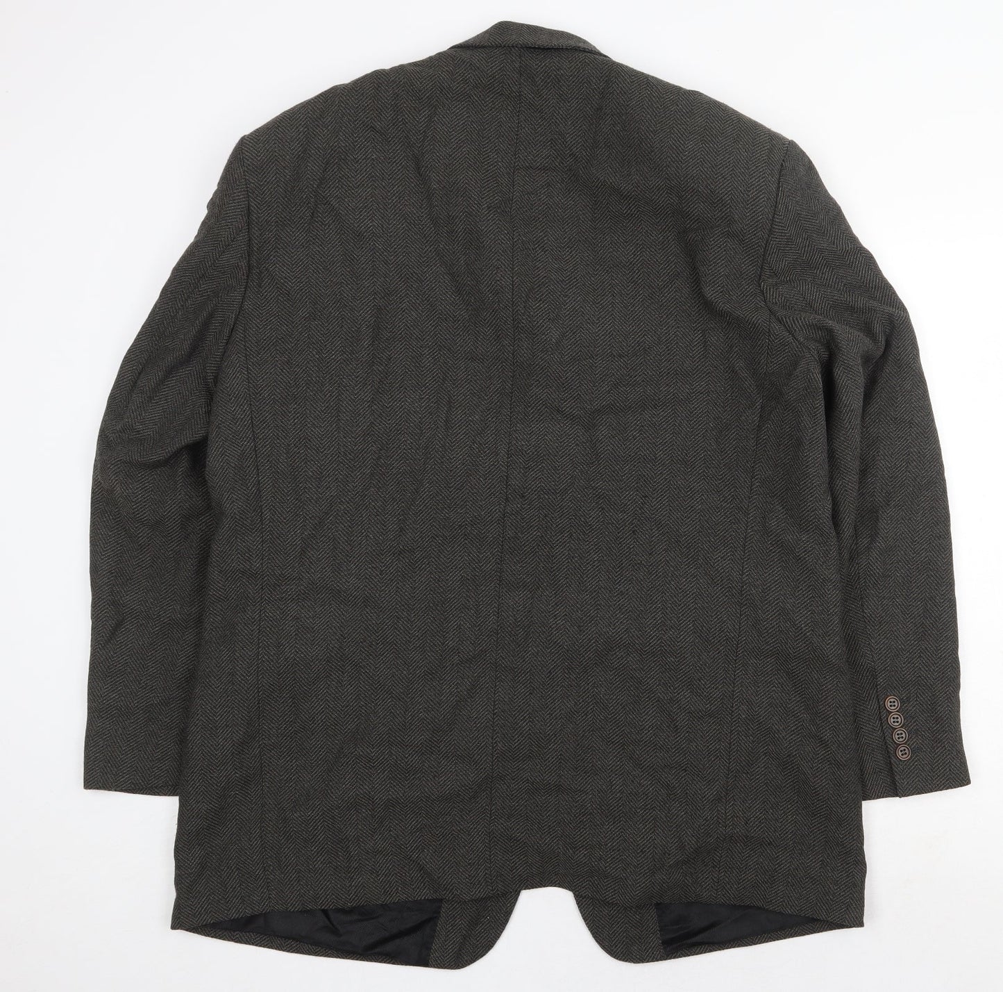 Marks and Spencer Mens Grey Wool Jacket Suit Jacket Size 46 Regular