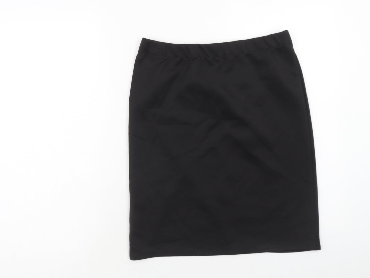 Page Womens Black Polyester A-Line Skirt Size M