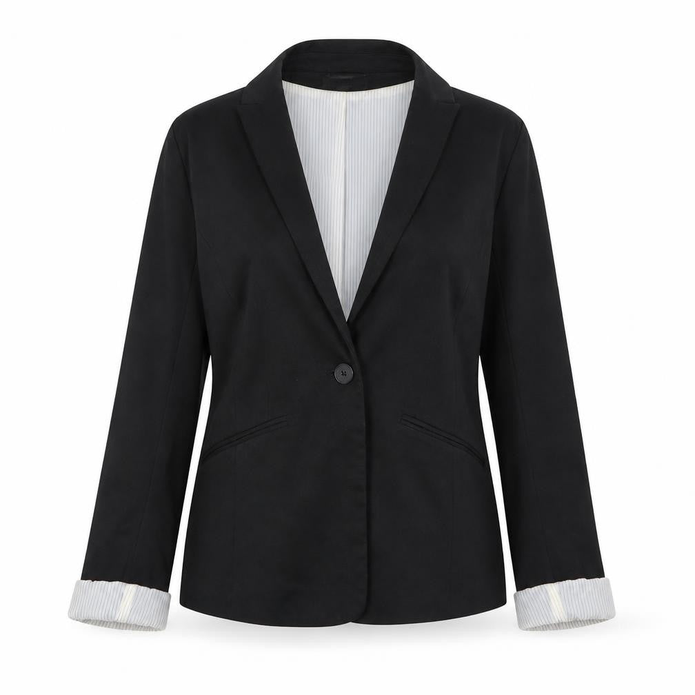 Kaleidoscope Womens Black Polyester Jacket Blazer Size 10