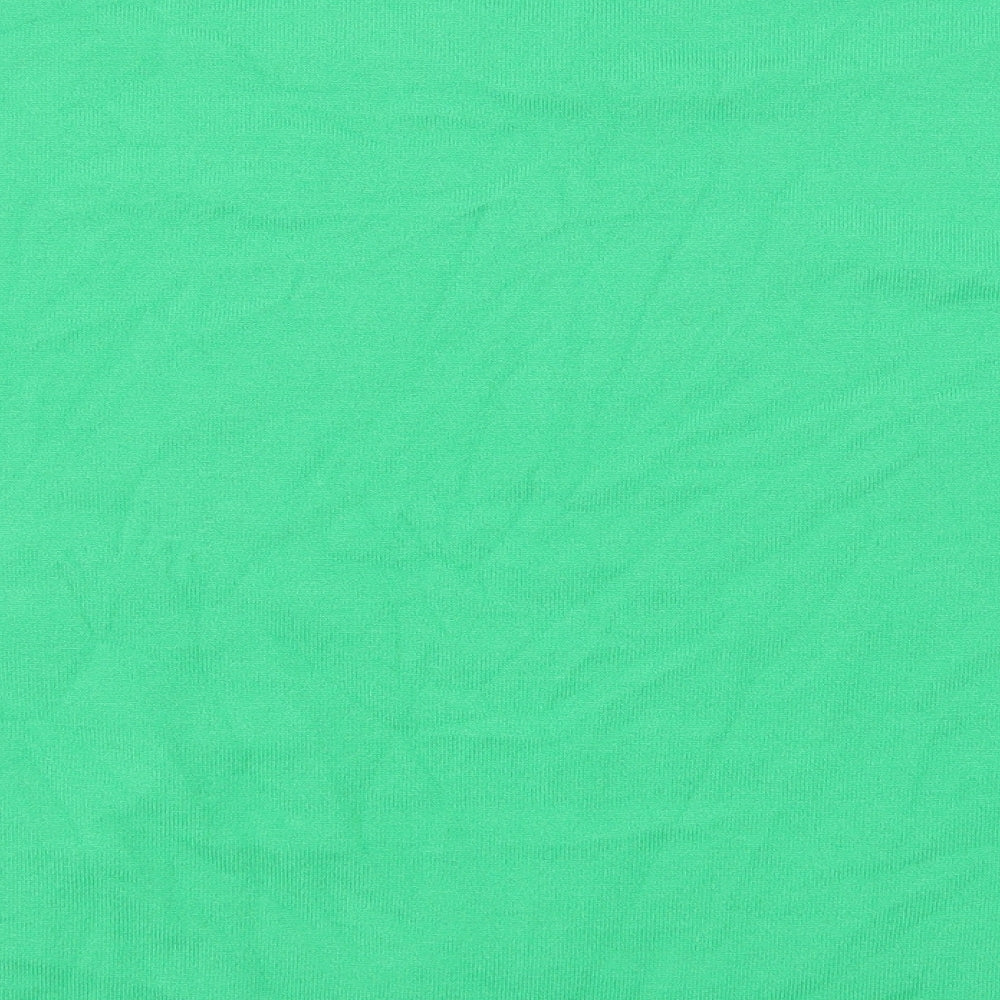 Marks and Spencer Womens Green V-Neck Viscose Pullover Jumper Size 22 Pullover